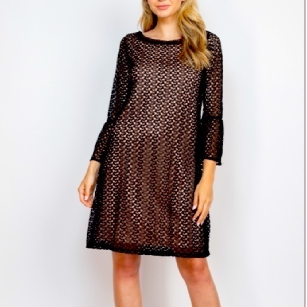 Little Black lace lined dress - Picture 3 of 17